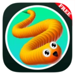 fast snake io games : slither io game android application logo